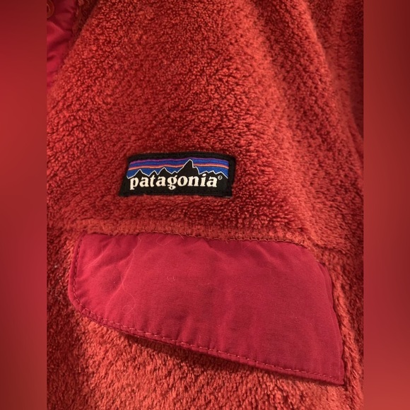 PATAGONIA Retool Fleece Pullover Gorgeous Red Chili🌶️ - Picture 3 of 7